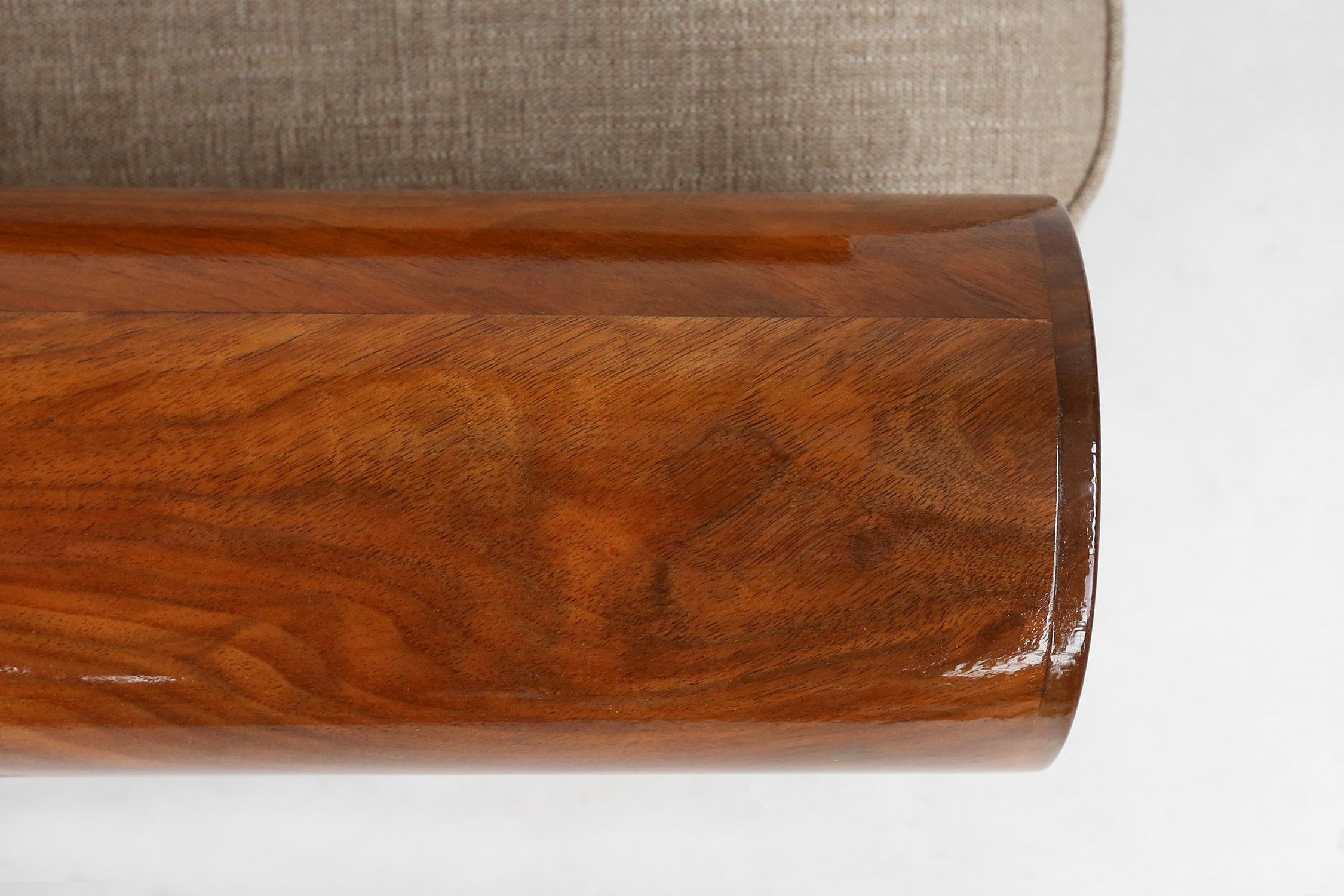 Set of 2 Art Deco Armchairs in Walnut Veneer, France 1930sthumbnail